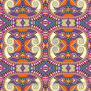 Authentic seamless geometry vintage pattern, - vector image