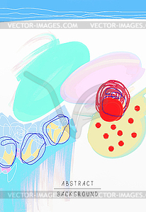 Original artistic abstract creative universal - vector clipart