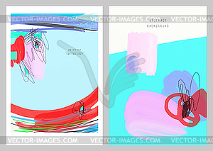 Original artistic abstract creative universal - vector clipart