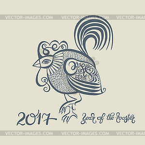 Original design for new year celebration chinese - vector image