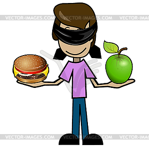 Product Selection - vector clipart