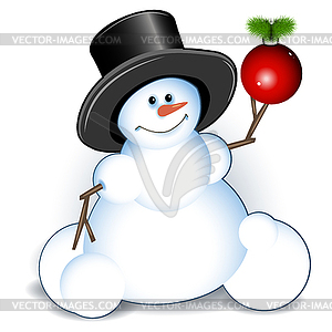 Snowman - vector image