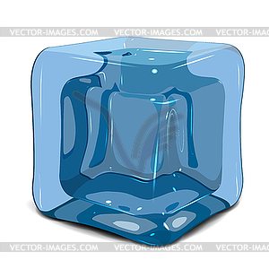 Ice Cube - royalty-free vector clipart