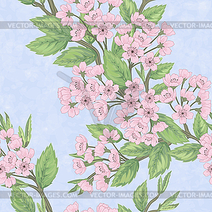 Beautiful spring pattern - vector clipart