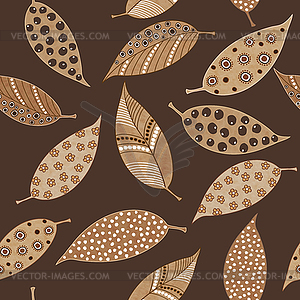 Autumn leaves - vector image