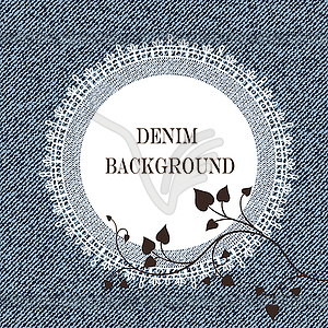 Jeans background - vector image