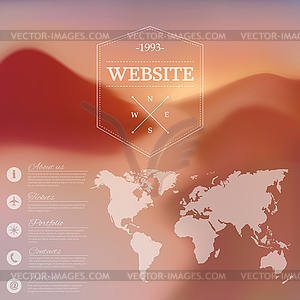 Web and mobile interface background - royalty-free vector image