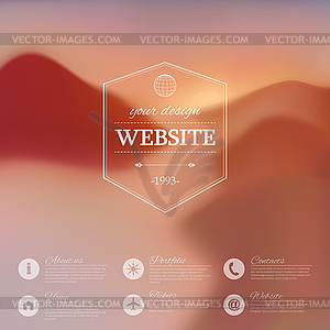 Web and mobile interface background - vector clip art