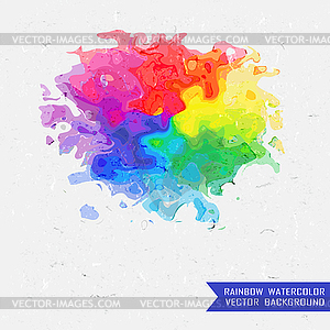 Watercolor design elements - vector image