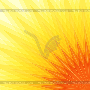 R background with rays - vector image
