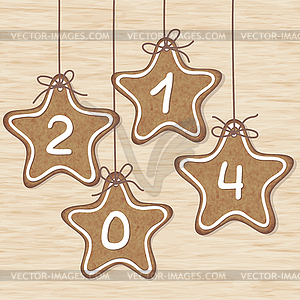 Christmas cookies - vector image