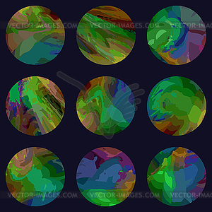 Set of Planets - vector clipart