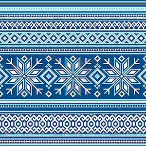 Scandinavian pattern seamless - vector image