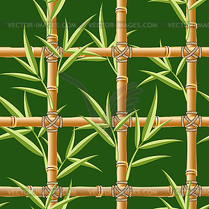 Bamboo seamless - vector clip art