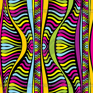 Color abstract lines - vector image