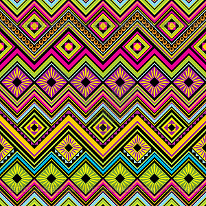 Mexican zigzag seamless  - vector image