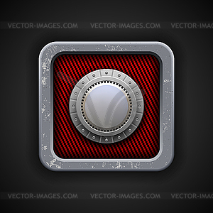 Abstract metal background - vector image