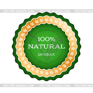 Eco Label - stock vector clipart