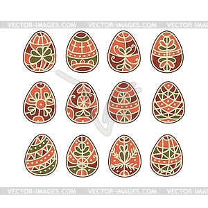 Easter Eggs - vector clipart