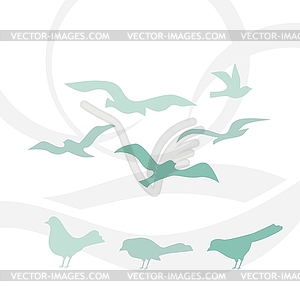 Bird Silhouettes - vector clipart