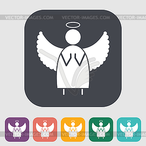 Angel icon - vector image