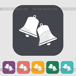 Christmas bell - vector clip art
