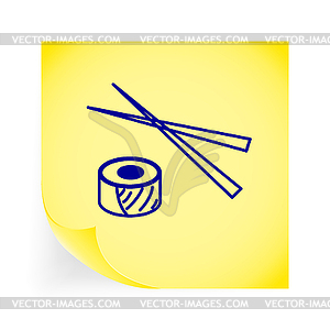 Sushi icon - vector image