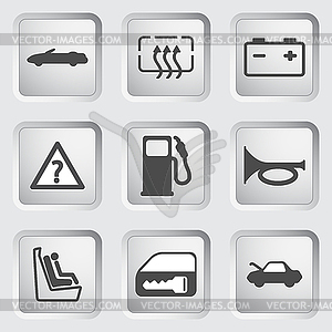 Dashboard icons set  - vector clipart