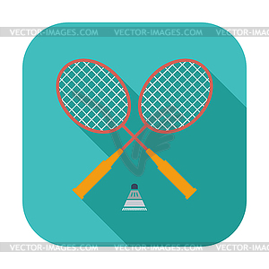 Badminton - vector clip art