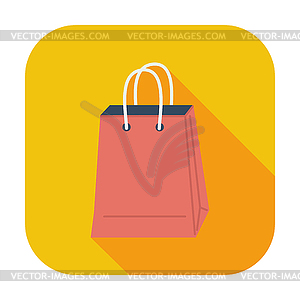 Bag store single icon - vector image