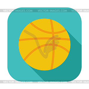 Basketball icon - vector image