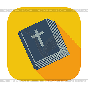 Bible single icon - vector image