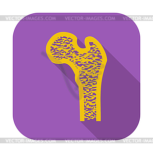 Bone icon - vector image