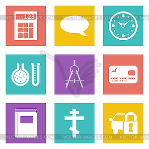 Icons for Web Design set 15 - vector clipart