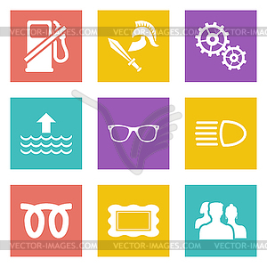 Icons for Web Design set 19 - vector clipart