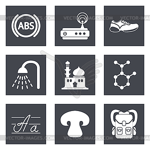 Icons for Web Design set 11 - royalty-free vector image