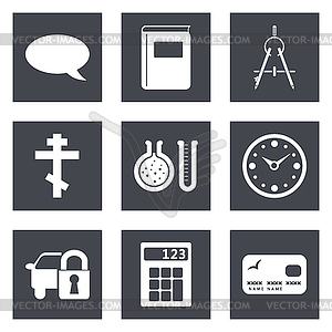 Icons for Web Design set 15 - vector image