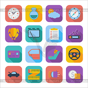 Flat icons for Web Design - vector image