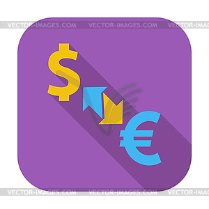 Currency exchange - vector clip art