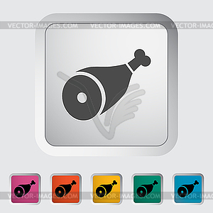 Gammon - color vector clipart