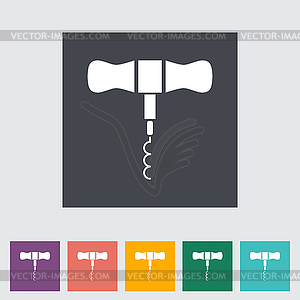 Corkscrew - vector EPS clipart