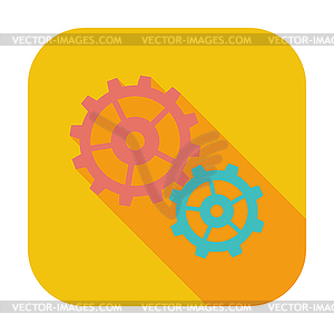 Gear icon - vector clip art