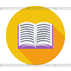 Book icon - vector clipart