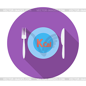 Diet concept - vector clip art