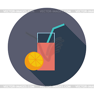 Fruit juice icon - vector clip art