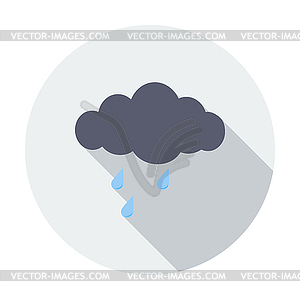 Rain icon - royalty-free vector clipart