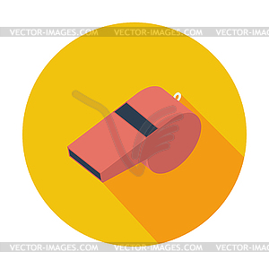 Icon sports whistle - vector clipart