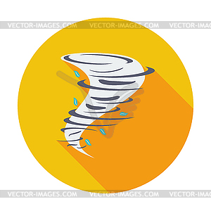 Tornado icon - vector clipart