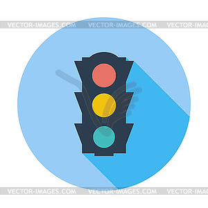 Traffic light icon - vector clip art