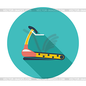 Icon trainer treadmill - vector clipart / vector image